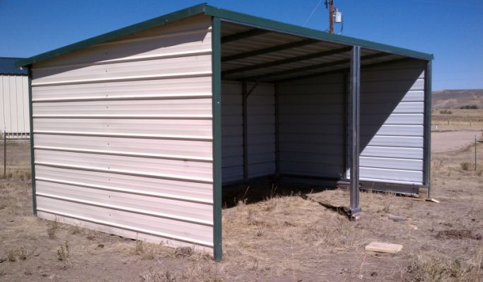 Metal Loafing Sheds